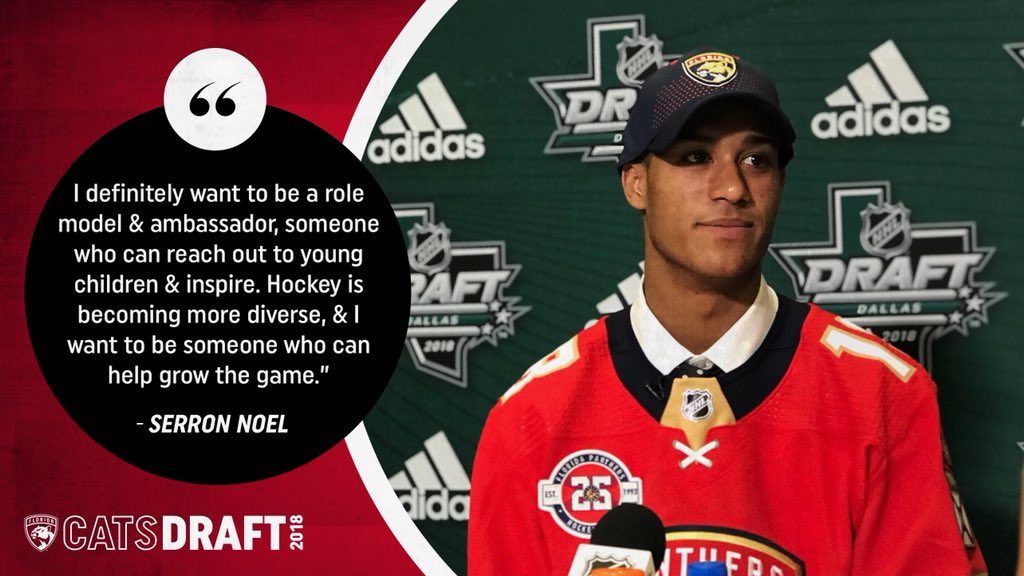 Serron Noel Drafted in the Second Round to the Florida Panthers - Oshawa  Generals